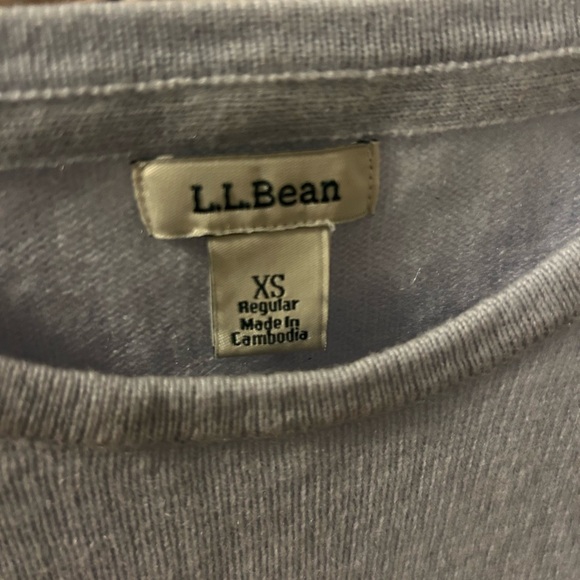 L. L. Bean Cashmere light Blue Sweater - Picture 2 of 3